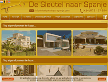 Tablet Screenshot of desleutelnaarspanje.com